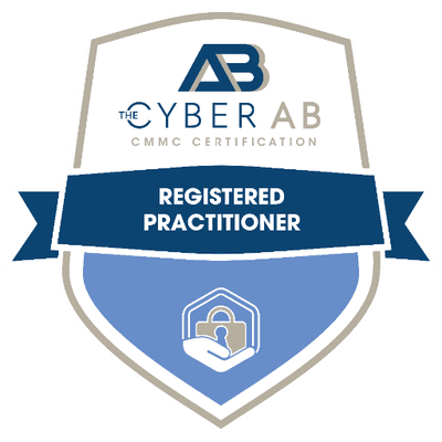Badge: CyberAB CMMC Certification, Registered Practitioner