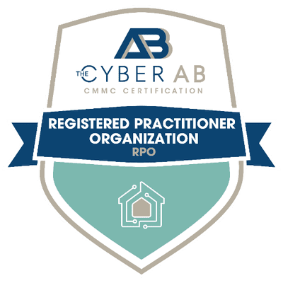 Badge: CyberAB CMMC Certification, Registered Practitioner Organization RPO